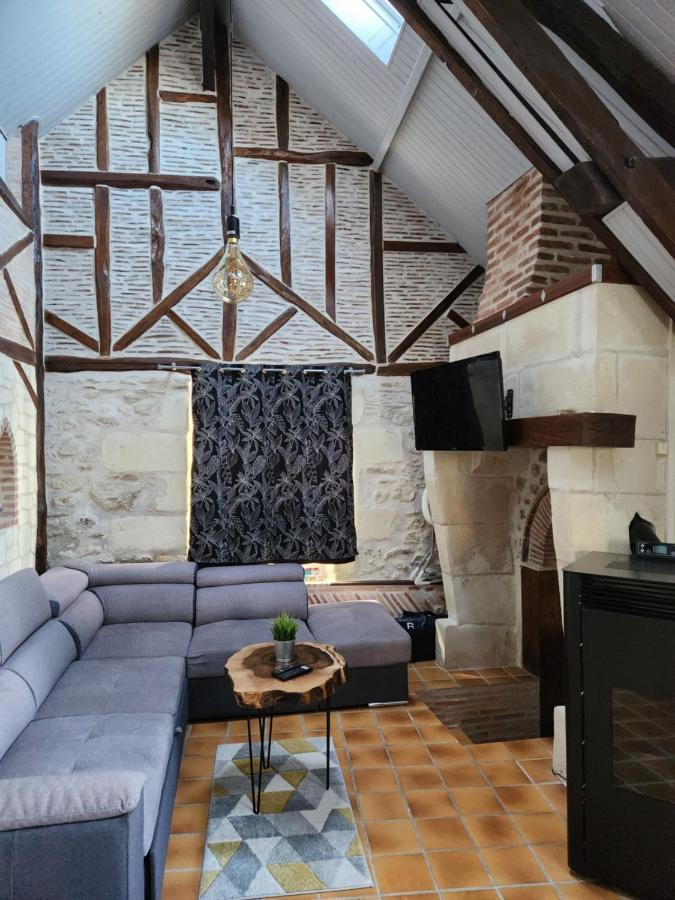 Gite De Charme Proche Loire A Velo Avec Jacuzzi Privatif Savonnières Dış mekan fotoğraf